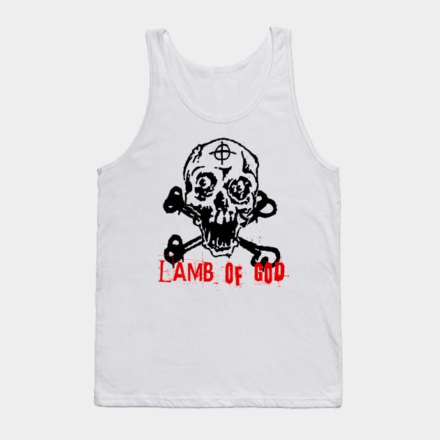 lamb of god skullnation Tank Top by tripanca mineral